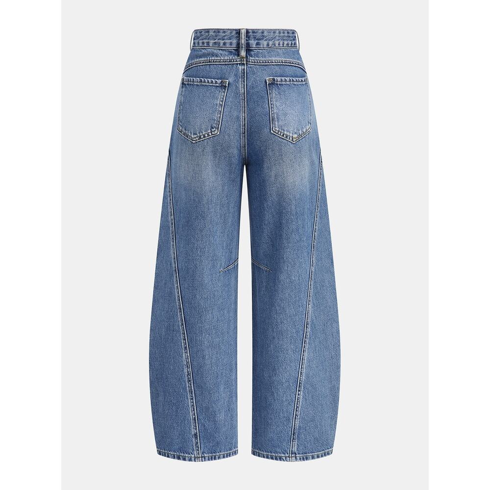 NWT Commense Denim Curved Leg Jeans, Size M (US 6) - Picture 2 of 9